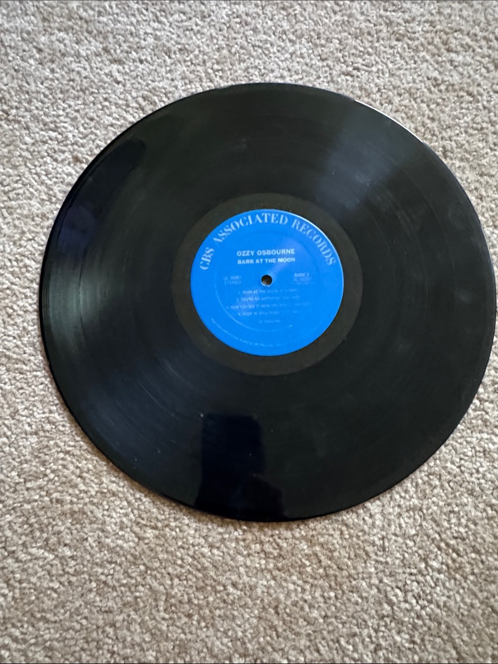 Ozzy Osbourne "Bark at the Moon" Vinyl LP - Picture 3 of 4